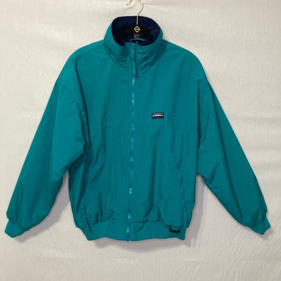 White Sierra Teal Ski Fleece‑Lined Bomber Jacket Men’s M – Retro Cozy Outdoor - Picture 2 of 10